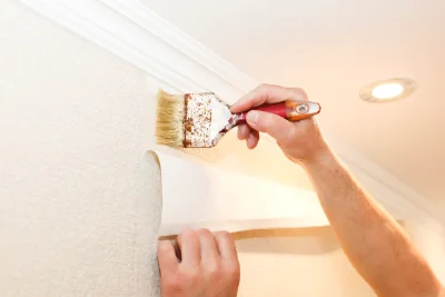Pose de papier peint à Igon — revêtements muraux et toiles de verre